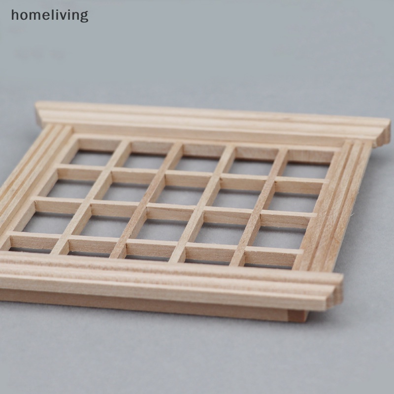Khung Cửa Sổ Vuông 20 Pane Mini Trang Trí Nhà Búp Bê Tỉ Lệ 1: 12