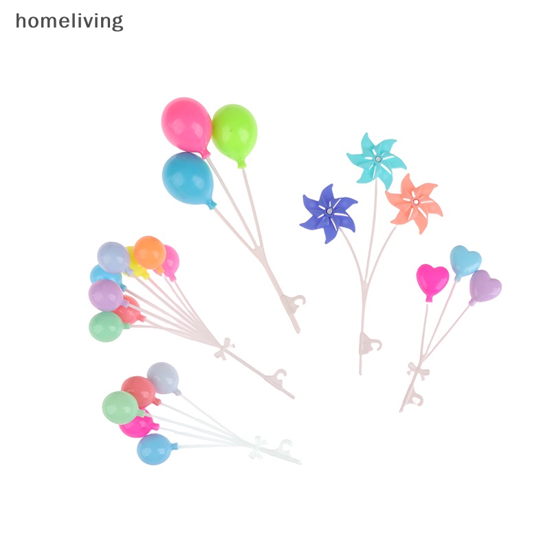 1 Bộ Bong Bóng Nhiều Màu Trang Trí Sân Vườn Nhà Búp Bê