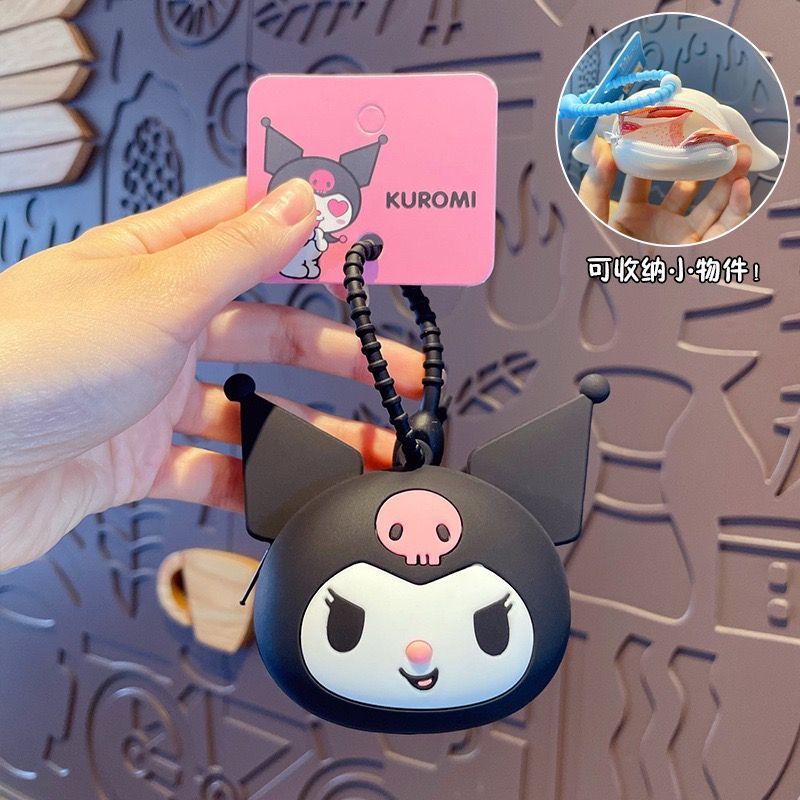 Sanrio Móc Khóa Hình Nhân Vật Kuromi Pochacco My Melody Cinnamoroll Pompompurin Bằng Silicon