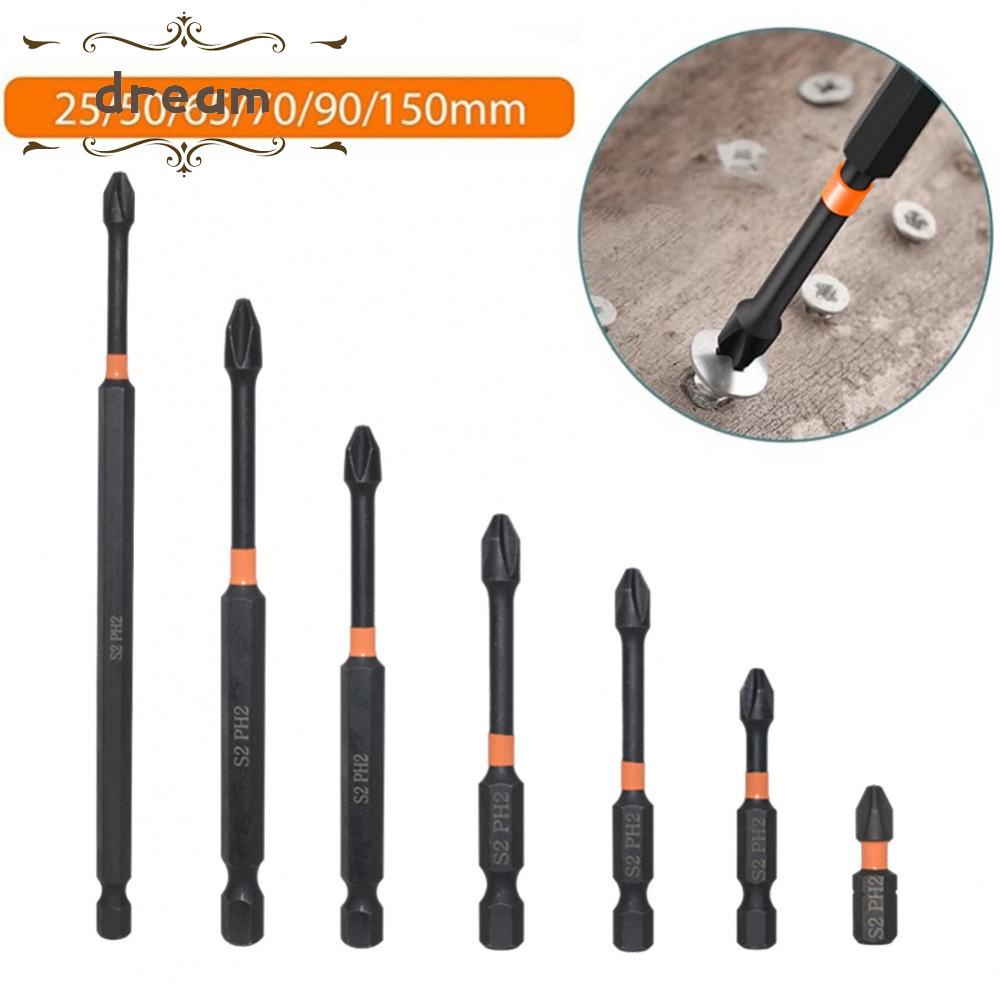 【DREAMLIFE】Screwdriver Bit 1pc Alloy Steel Not Easy To Rust 1/4Inch Hex Impact Bit