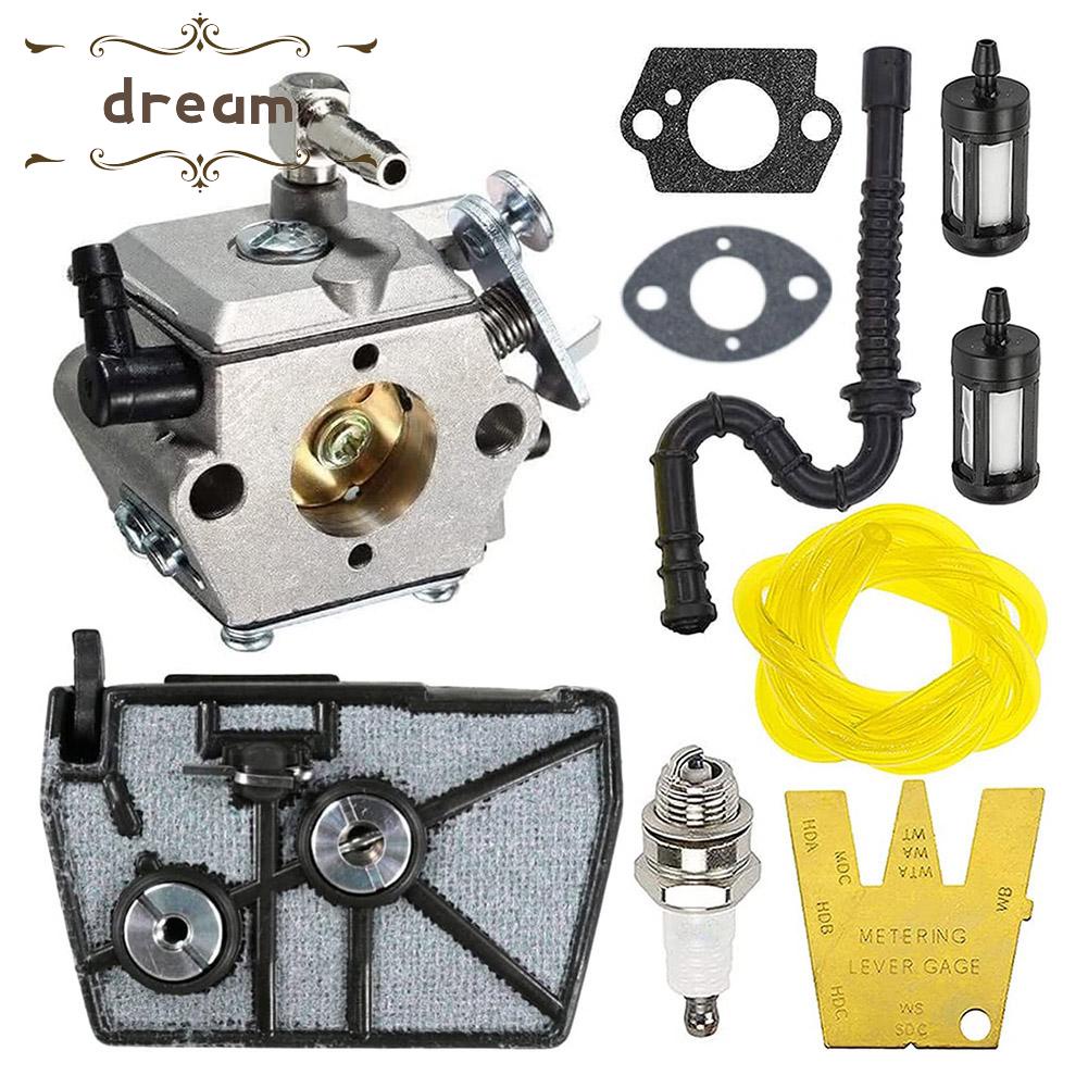 【DREAMLIFE】Carburetor Fuel Filter Plug Fuel Line Metering Lever With Gasket Air Filter