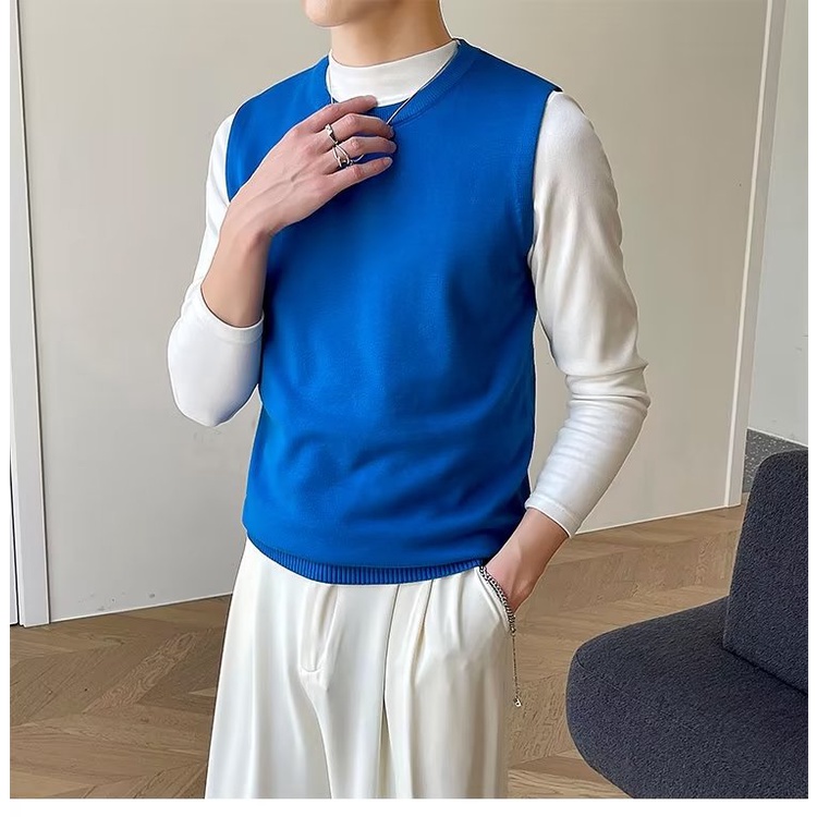 Áo Thun Cotton Dệt Kim Sát Nách Màu Trơn Thoáng Khí Thời Trang Cho Nam