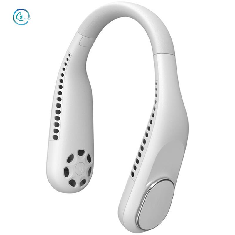 Quạt Đeo Cổ Không Cánh 3 Tốc Độ Điều Chỉnh 360 Độ 4000MAh Có Thể Sạc Lại Tiện Dụng°Quạt Làm Mát Linh Hoạt Có Thể Mang Đi Tiện Dụng