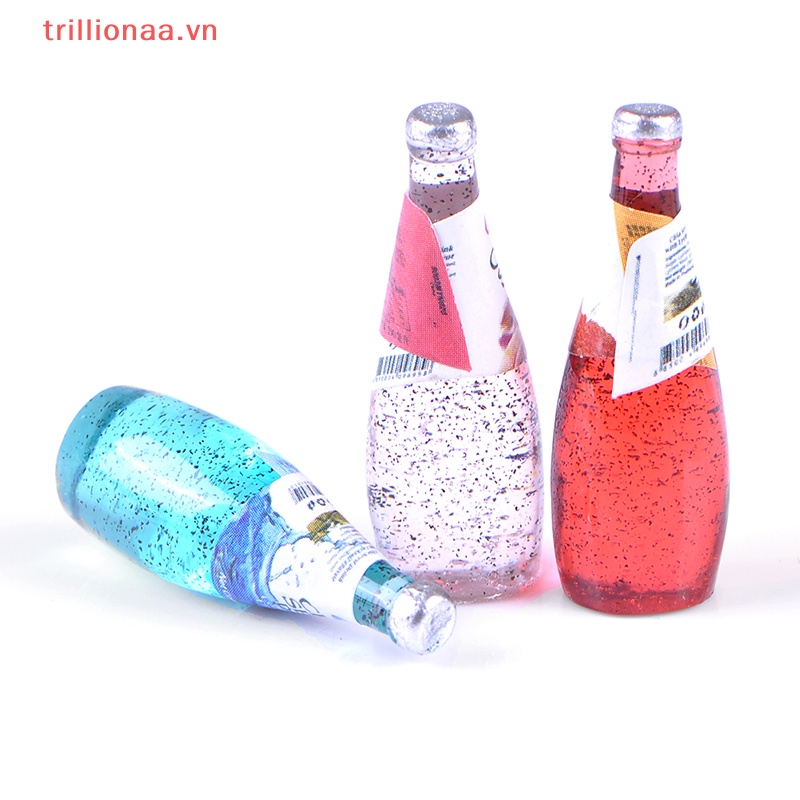 Set 5 Bình Uống Nước mini Tỉ Lệ 1 / 12 Trang Trí Nhà Búp Bê