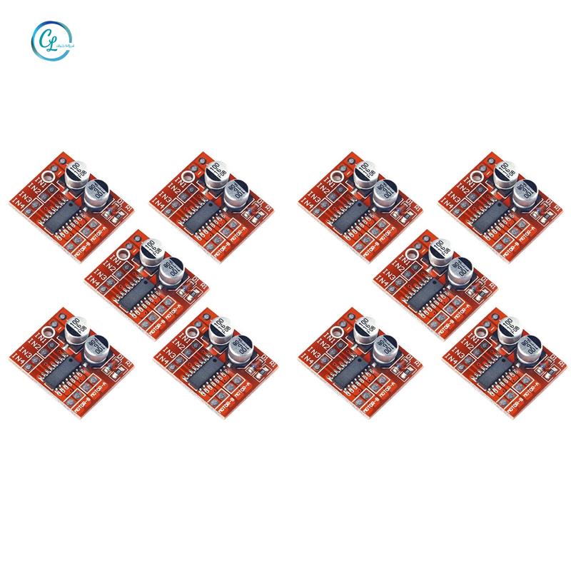 Set 10 Mô-Đun Điều Khiển Động Cơ Bước 2 Chiều DC 1.5A L298N Cho Xe Hơi Thông Minh