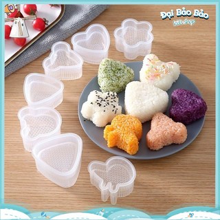 Khuôn làm cơm nắm sushi cho bé, khuôn làm bánh cơm bento đại bảo bảo
