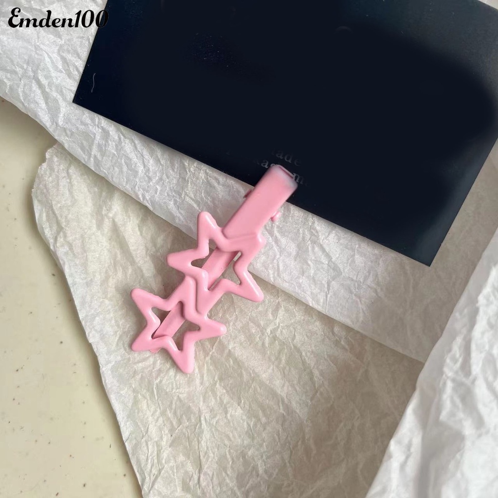 Kẹp Tóc Nữ Hình Ngôi Sao Màu Sắc Tươi Sáng