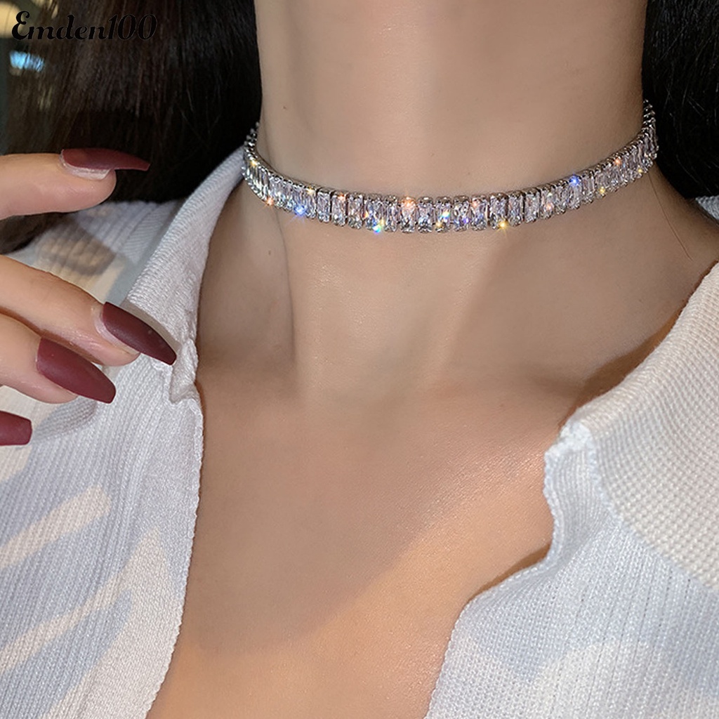Vòng Cổ Choker Đính Đá Thời Trang Nữ Tính