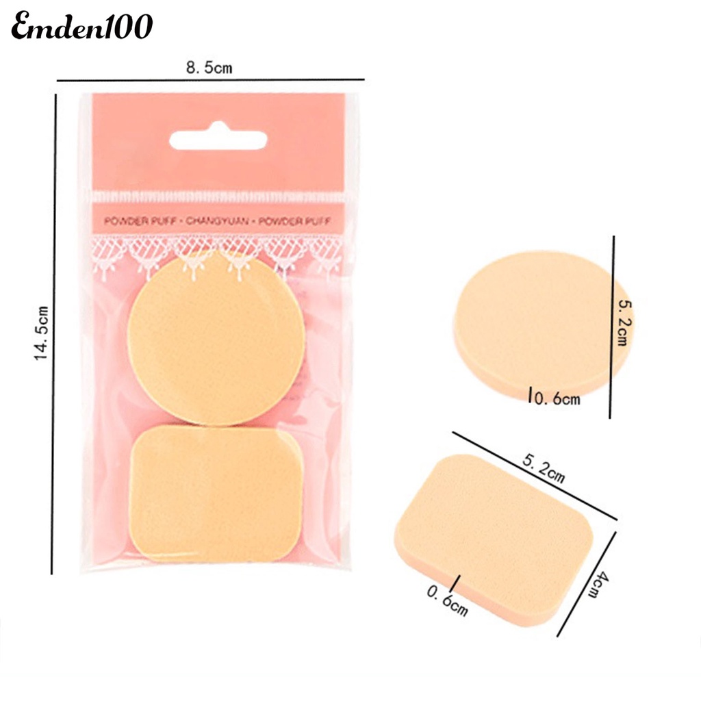 Set 2 Mút Trang Điểm Ướt Và Khô Mềm Mại Đa Năng Tiện Dụng