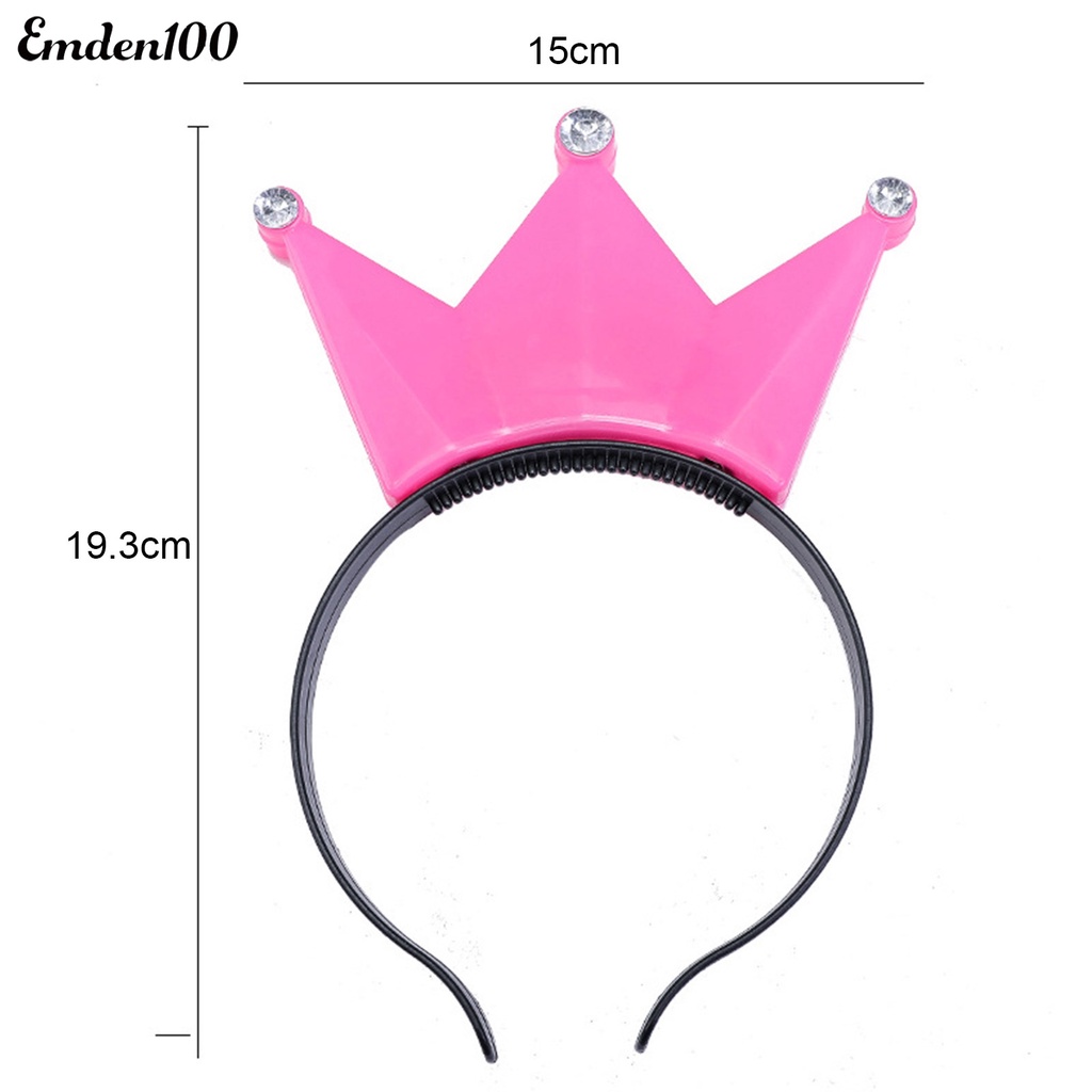 Băng Đô Cài Tóc Hình Vương Miện 3 Chế Độ Dễ Thương