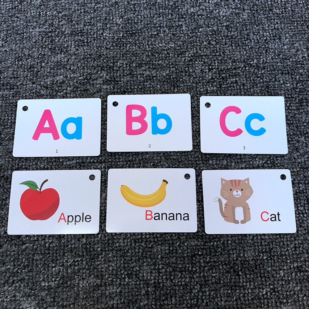 Bộ Thẻ Bài Flash Card / ABC Cho Bé Học Chữ Cái