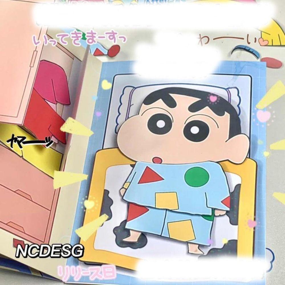 Mocho1 Cuốn Sách Hoạt Động Trò Chơi Melody Crayon Shin-chan Kuromi Dodo Book Busy Book Pochacco Girls Làm Quà Tặng