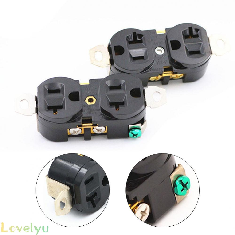 ⭐24H SHIPING ⭐Industrial Outlet 20A 125V Double Industrial Plug E-09 Generator Socket in Wall