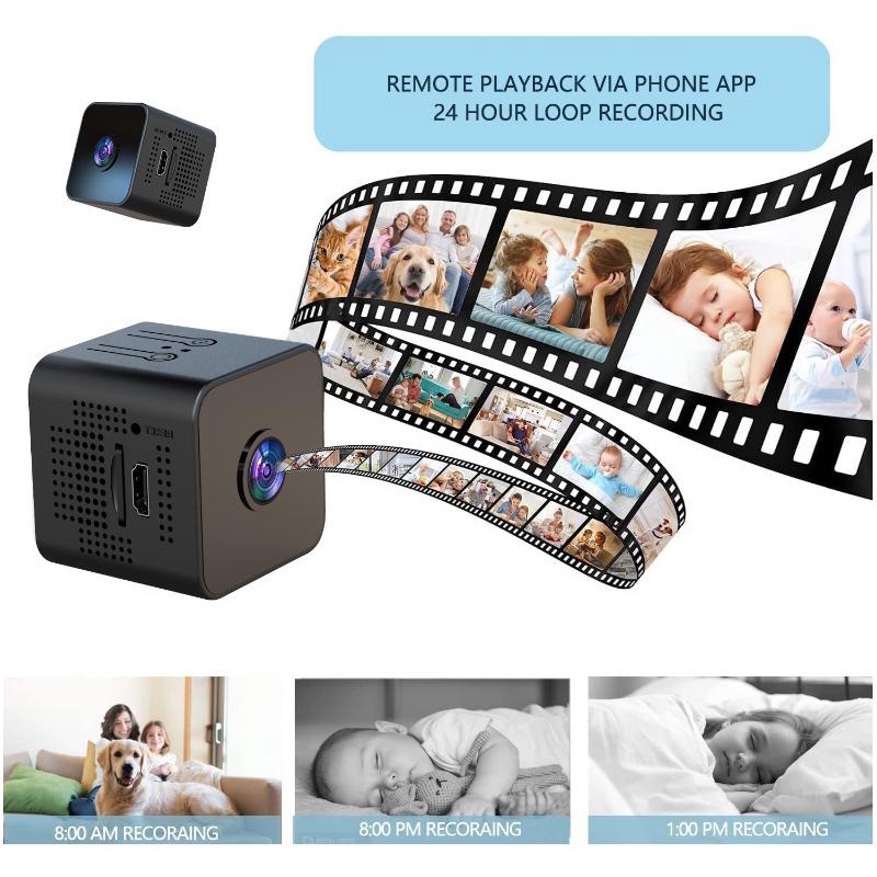 Camera An Ninh Thông Minh X1 Kết Nối WiFi Hỗ Trợ Tầm Nhìn Ban Đêm