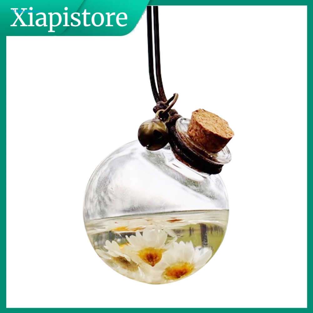 [Xiapistore] Lọ Nước Hoa Rỗng Trong Suốt Dạng Treo Trang Trí Nhà Cửa / Xe Hơi