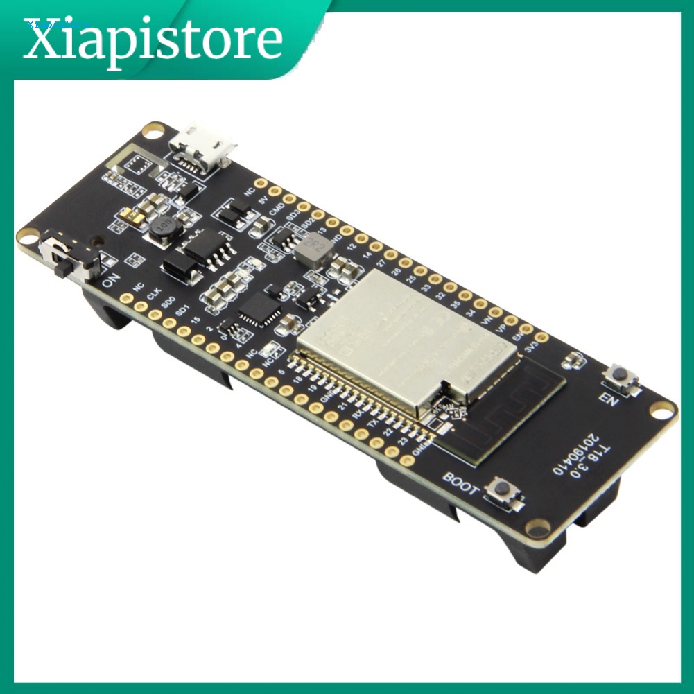 Mô Đun Bluetooth Không Dây ESP32 Wrover 18650 Có Giá Đỡ Pin
