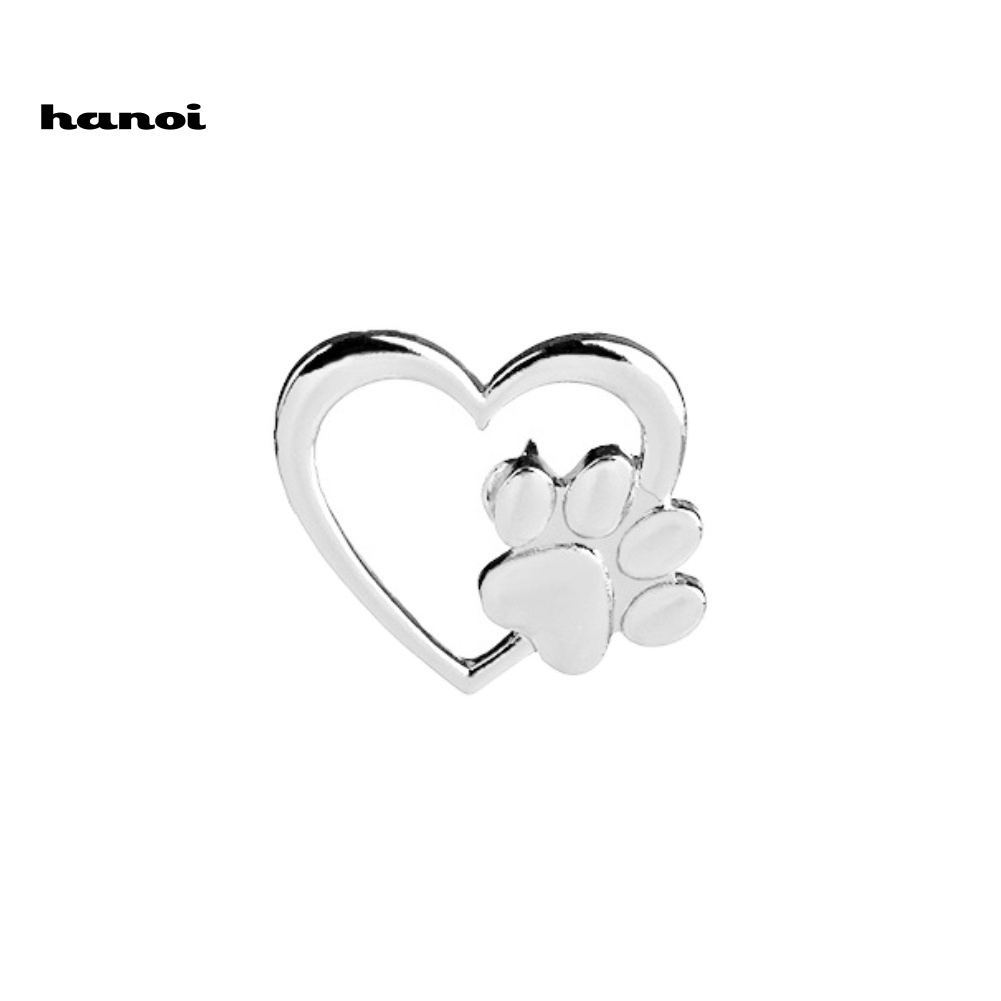 Ghim Cài Áo Hình Trái Tim Đính Đá Nhân Tạo Thời Trang