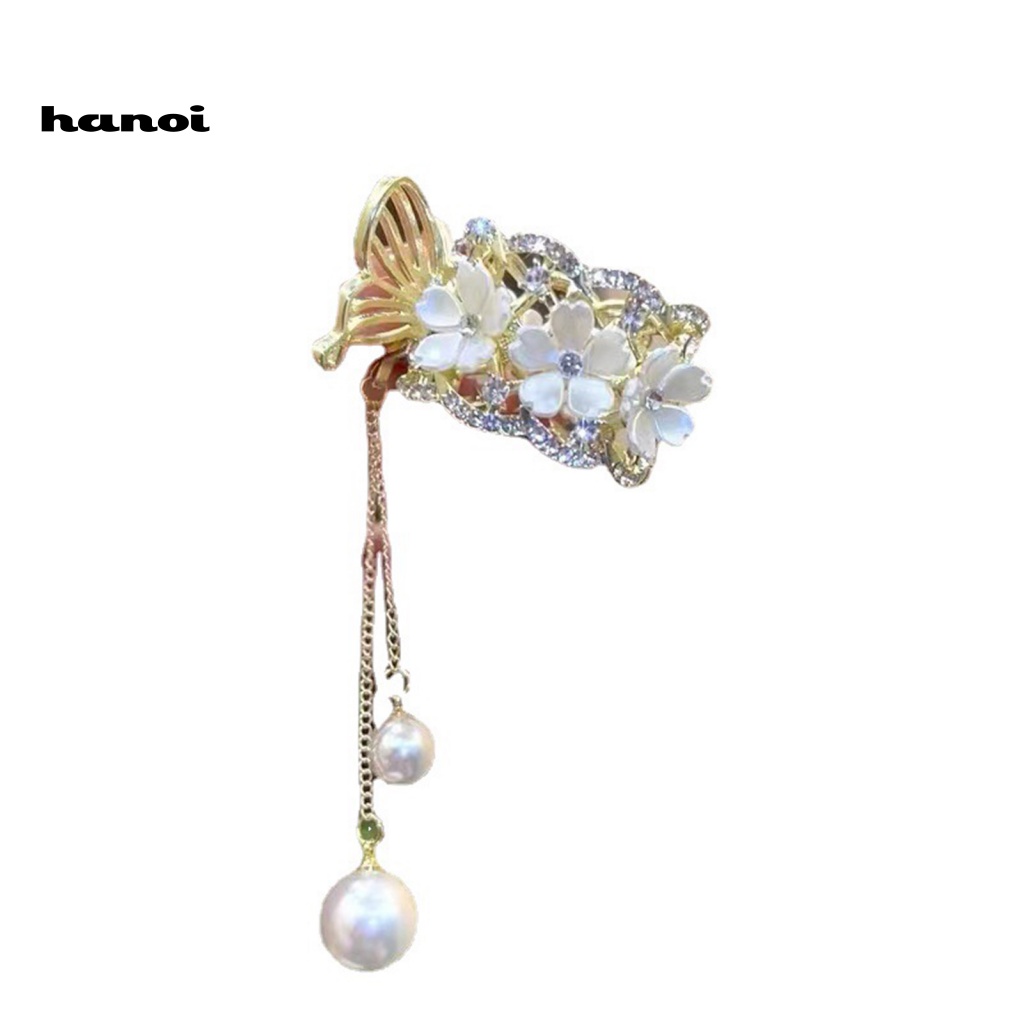 Kẹp Tóc Càng Cua Đính Đá Lấp Lánh Chống Trượt Trang Trí Tóc Đuôi Ngựa