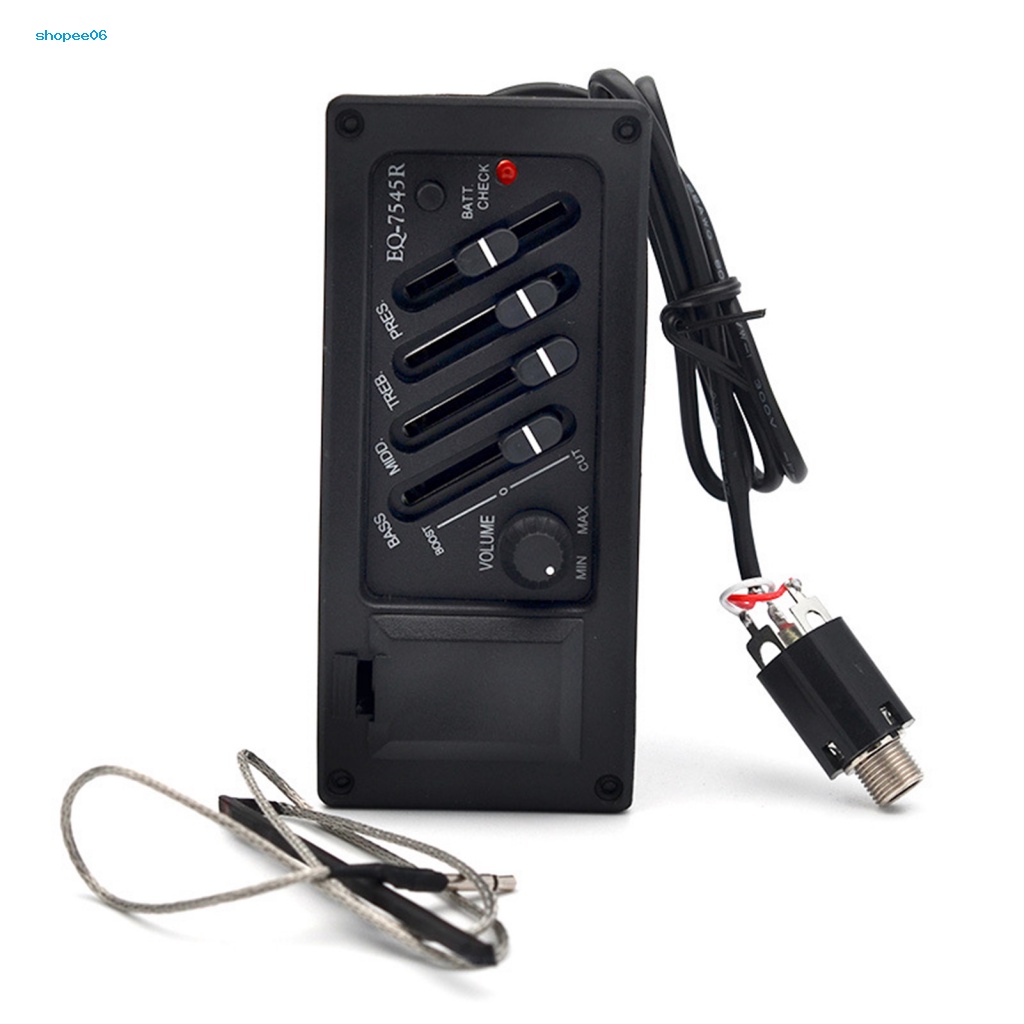 Bộ Cân Bằng 4 Băng Tần Độ Nhạy Cao Cho Đàn Guitar Acoustic