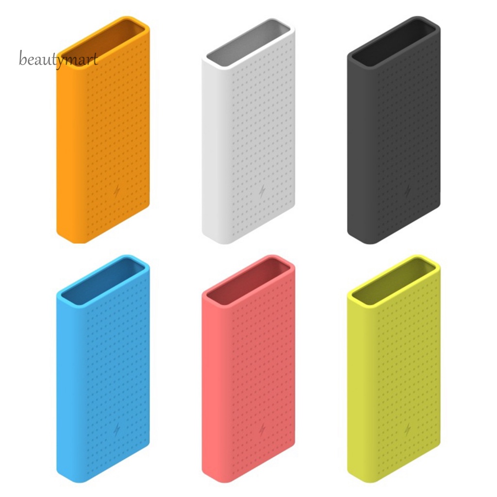 Vỏ Bọc Pin Sạc Dự Phòng beautymartm1 Bằng Silicon Siêu Mỏng Chống Bám Bẩn Cho Xiaomi 20000mAh
