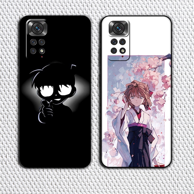 Ốp Điện Thoại TPU Mềm In Hình Thám Tử Conan Cho Xiaomi Redmi Note 11 11S 4G
