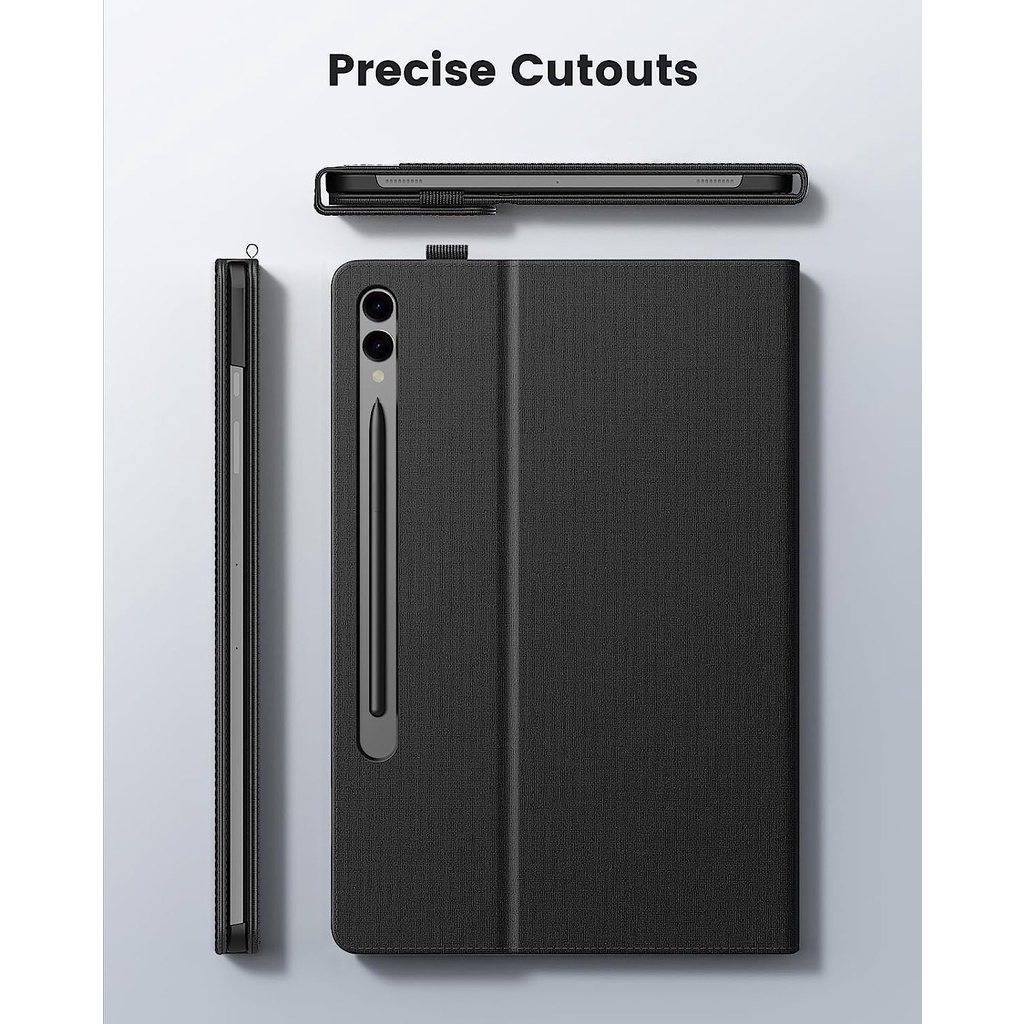 Bao Da Máy Tính Bảng Có Ngăn Đựng Bút Tự Động Cho Samsung Galaxy Tab S9 + 12.4-Inch 2023