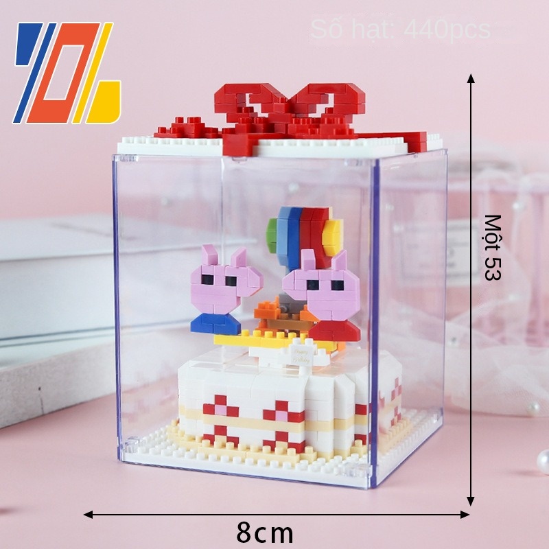 Bộ Đồ Chơi LEGO Xếp Hình Hộp Bánh Kem Cỡ Nhỏ Dễ Thương Cho Bé