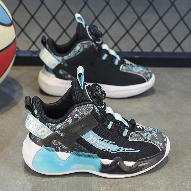 Giày Thể Thao Bóng Rổ Chống Trượt Thời Trang Năng Động Dành Cho Trẻ