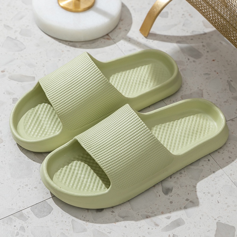 Dép Đi Trong Nhà Đế Dày Siêu Mềm Chống Trượt Thời Trang Mùa Hè Cho Cặp Đôi