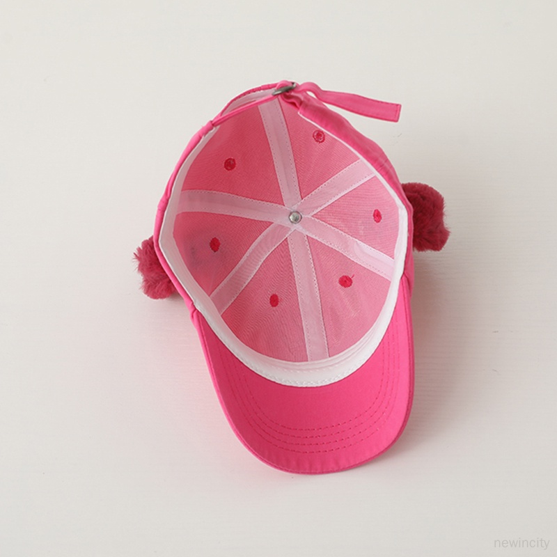 Mũ Lưỡi Trai Thêu Chữ Phong Cách Hàn Quốc Cho Bé Gái