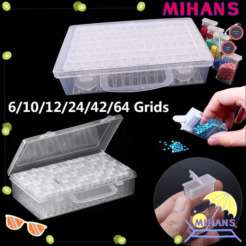 Hộp Đựng Đồ Dùng Trong Suốt 6-6 Ngăn Tiện Dụng