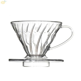 【VARSTR】Coffee Filter Pot Coffee Dripper Coffee Funnel Filter Resin Drip Transparent