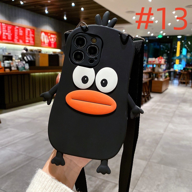 Compatible For Xiaomi Redmi Note 12 Pro+ 11 Pro 12S 11S 10S 10 5G 9S 10 9 8 Pro Redmi 12C 10C A2 A1 9A 9C 9T 10 9 Ốp Điện Thoại Cho 3d phim hoạt hình quái vật+dây thừng vui vẻ