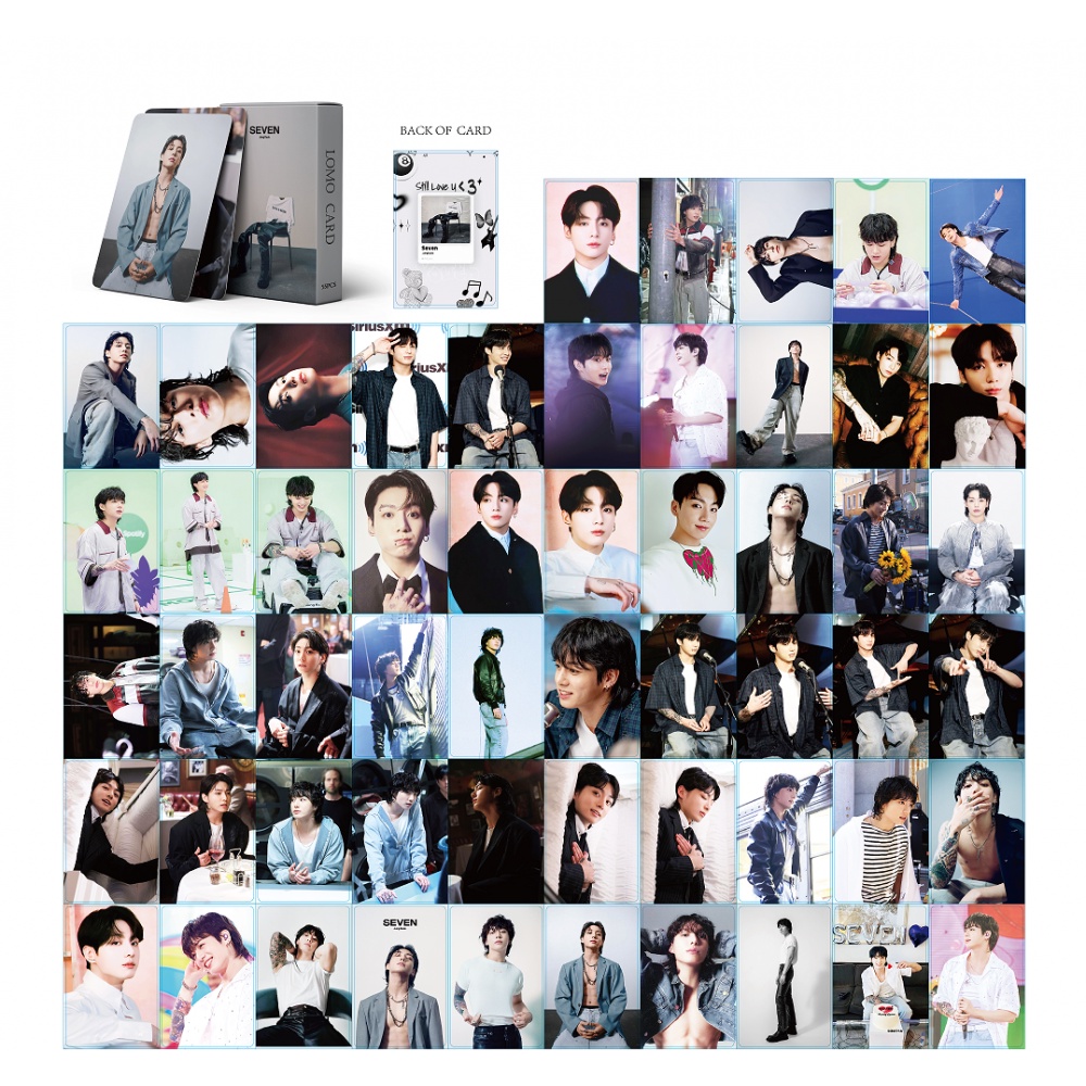 Hộp 55 Ảnh Lomo Card Jung Kook Nhóm BTS