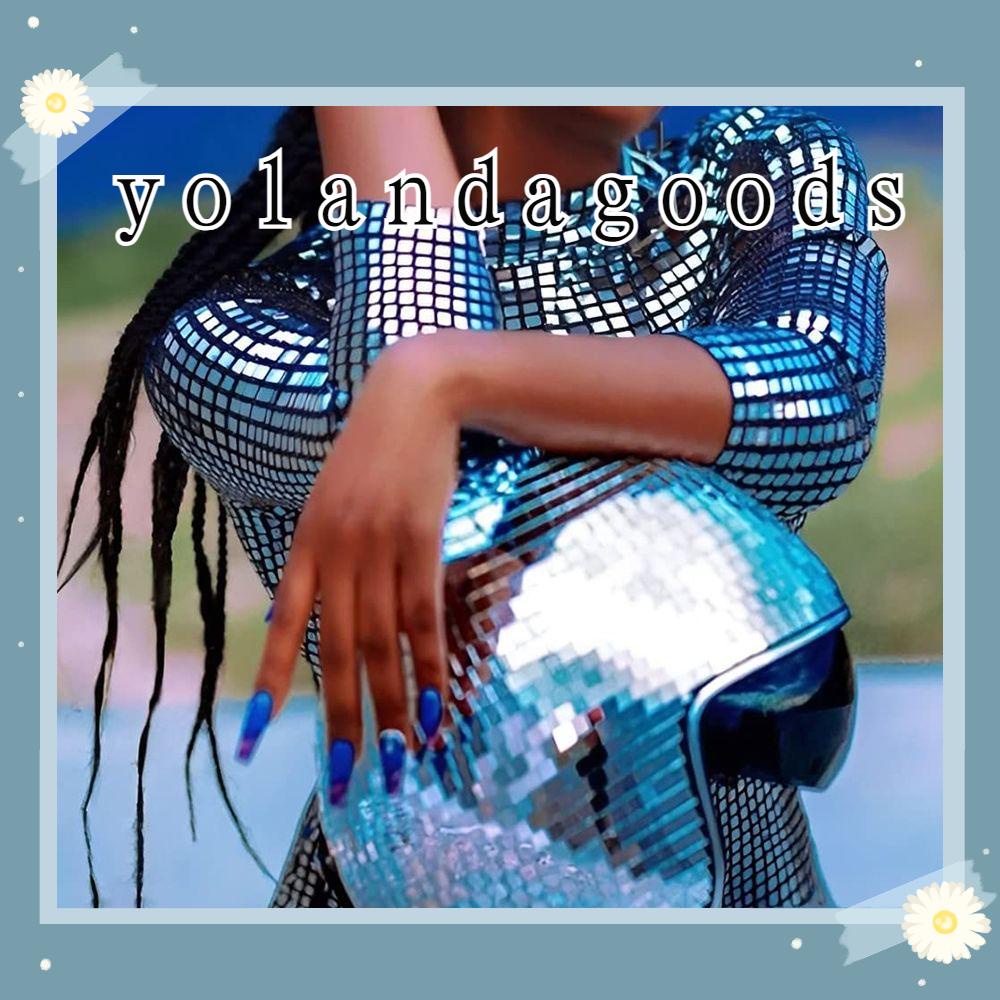 YOLA Disco Ball Helmet Party Cowboy for Men Women Disco Ball Hat