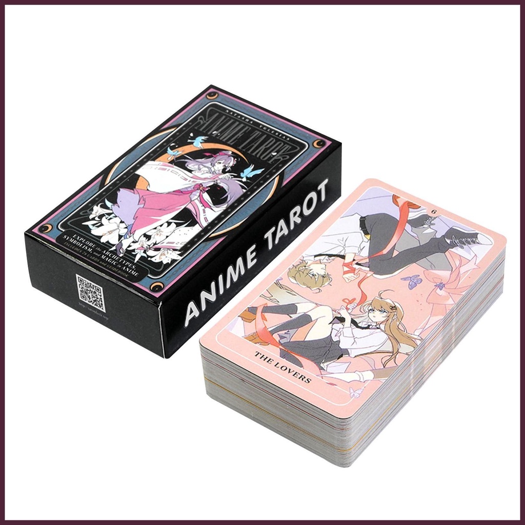Bộ Bài Tarot In Hình Anime Tiếng Anh Độc Đáo