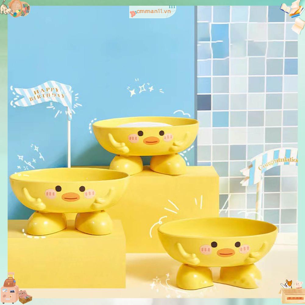 Keep order Vịt Hộp Xà Phòng Cho Trẻ Em Hoạt Hình Dễ Thương Nhanh Khô Tăng Chiều Cao Giá Đựng Có Nhiều Lỗ Thoát Nước Tắm cmman11.vn