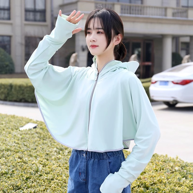 Áo chống nắng cánh dơi nữ vải aircool siêu thoáng mát đa năng sozo WM JK002