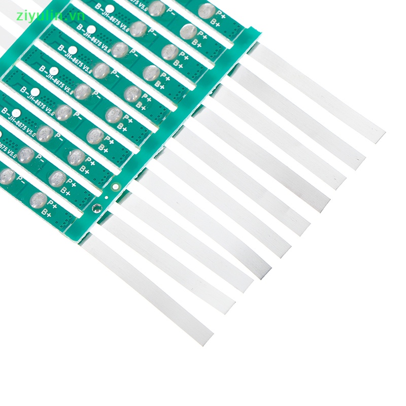 Set 10 Bảng Mạch Bảo Vệ 2A BMS Dành Cho 1S 3.7V 18650 Li-ion lithium