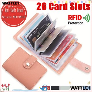 Ví Đựng Thẻ RFID 1 / 26 Ngăn Tiện Dụng Cho Nam Và Nữ