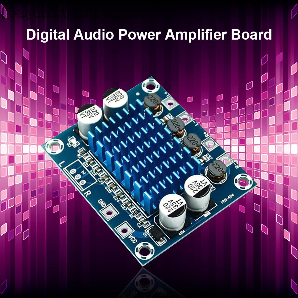 Xh-a232 30w + 30w module khuếch đại loa siêu trầm kỹ thuật số âm thanh bảng kênh đôi