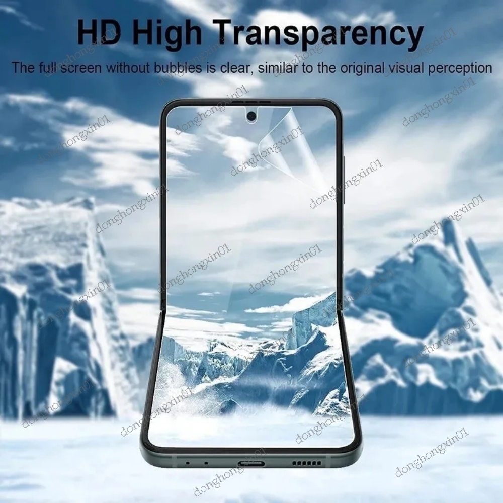 Kính Cường Lực Hydrogel Mềm Nhám Bảo Vệ Màn Hình Cho Samsung Galaxy Z Flip 4 3 ZFLIP3 ZFLIP4