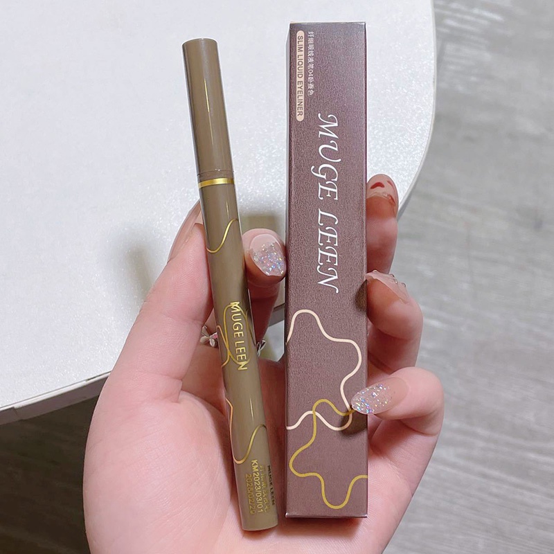 Kẻ mắt nước bút kẻ mắt đầu mảnh eyeliner màu đen nâu nội địa trung CFH