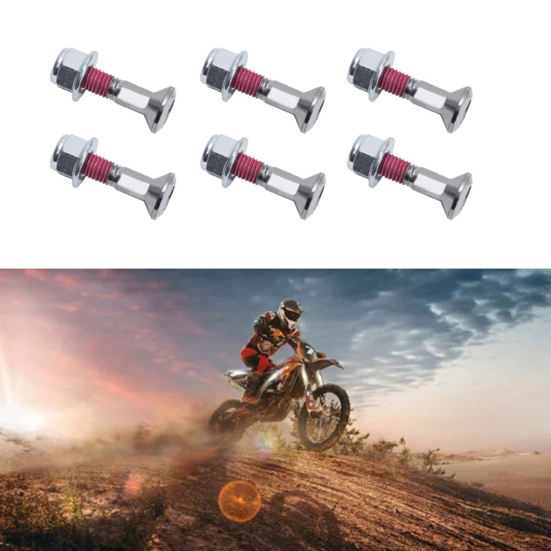 Bộ 6 Ốc Vít Và Vòng Đệm Chuyên Dụng Cho Xe Máy Dirt Bike