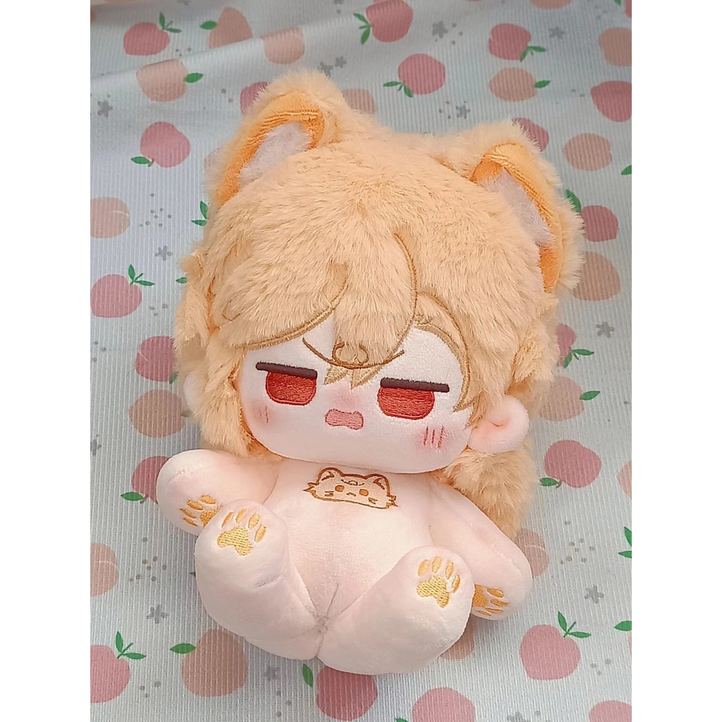 20 cm búp bê genshin impact kaveh plushie búp bê sang trọng quần áo bông thay đổi quần áo trang phục trang phục cosplay anime one-piece cotton cross-dressing