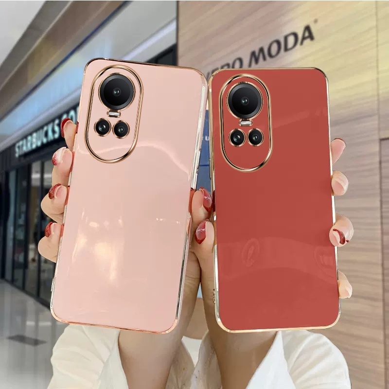 Ốp lưng OPPO Reno 10 5G Ốp Điện Thoại Viền Thẳng Cho OPPO Reno 10 Pro 5G / Reno 8T 5G / Reno 8Z 5G / Reno 7Z 5G / Reno 8 / Reno 7 / Reno 10 5G ZB