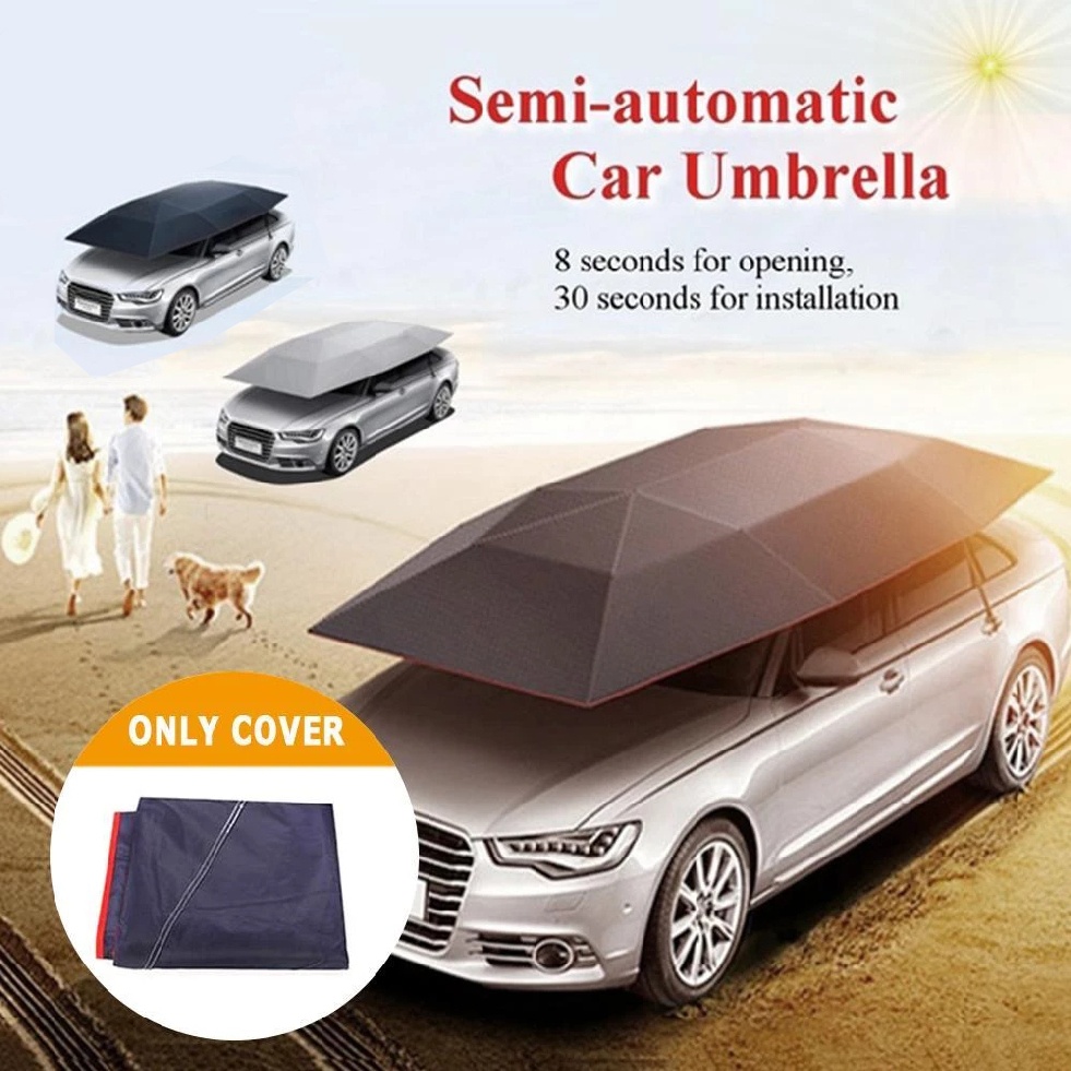 Mamy Auto Foldable Vehicle Cover Tent Car Umbrella UV Sunshade Waterproof Protection