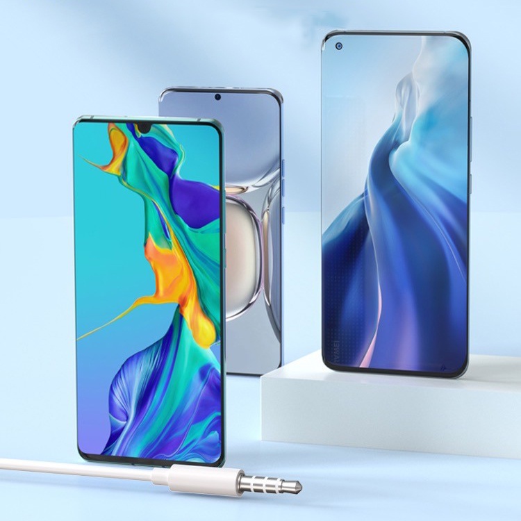 Tai Nghe Nhét Tai Jack 3.5mm Loại C Chống Ồn Chuyên Dụng Chơi Game Cho Huawei Oppo