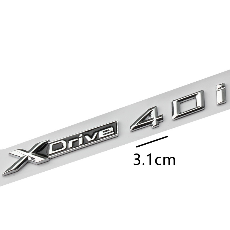 1 Nhãn Dán Logo X Drive 20i 25i 28i 30i 35i 40i 48i 50i Cho BMW X1 X3 X4 X5 X6