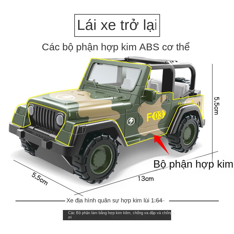 Mô Hình Xe Tăng Quân Đội Bằng Hợp Kim Dành Cho Bé Trai